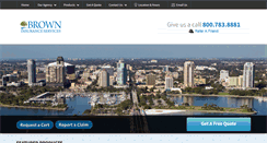 Desktop Screenshot of browninsuranceservices.com