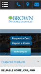 Mobile Screenshot of browninsuranceservices.com